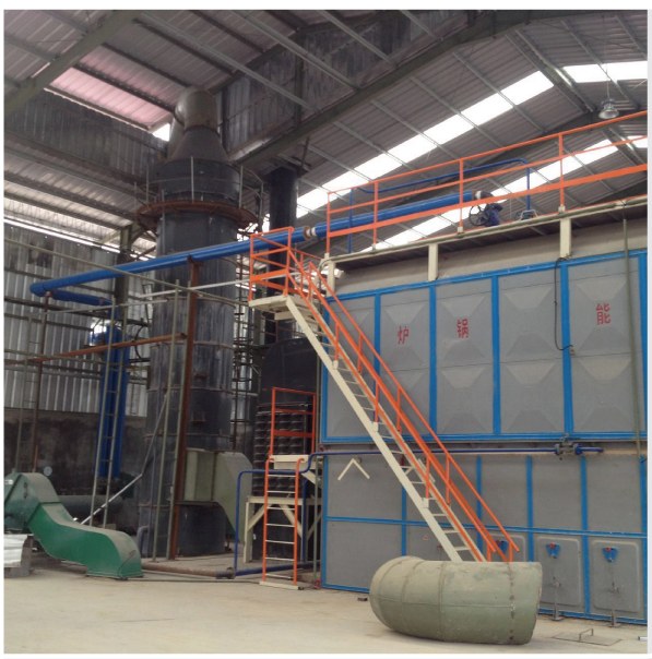 Steam boiler for a fibre-cement line
