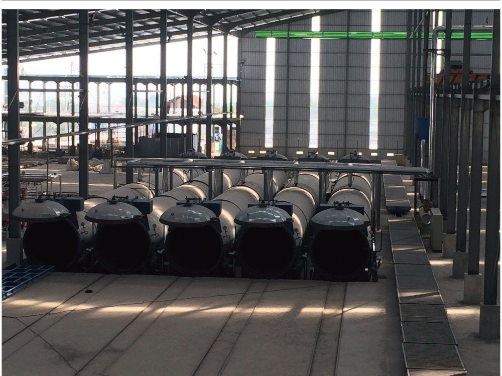 Autoclave for fibre-cement sheet