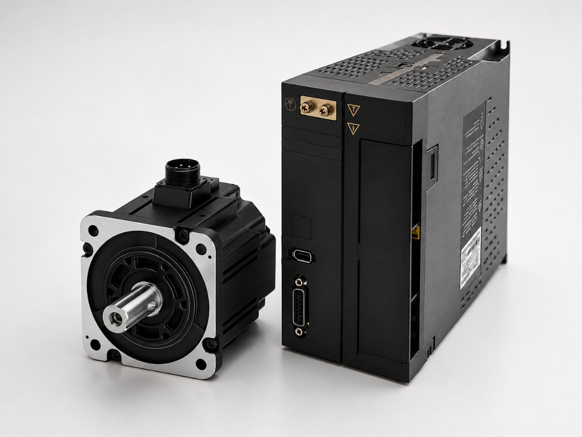 AC servo motor 5.5 kW with servo drive