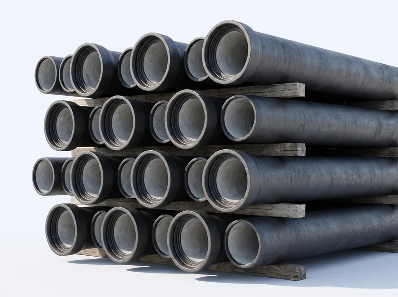 Ductile iron socket pipe